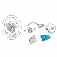 OEM Infiniti QX50 Switch Assy-Steering Diagram - 25552-5CA1A