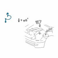 OEM Lexus SC300 Cord, Spark Plug Res Diagram - 90919-15570