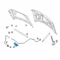 OEM 2013 Ford F-150 Latch Diagram - AL3Z-16700-A