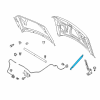 OEM Ford F-150 Lift Cylinder Diagram - AL3Z-16C826-A