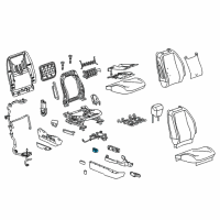 OEM 2016 Cadillac SRX Adjust Switch Diagram - 10315826