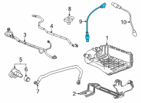 OEM 2022 Chevrolet Suburban Upper Oxygen Sensor Diagram - 12687606