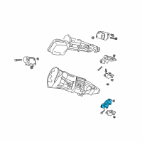 OEM 2004 Dodge Dakota Bracket-Insulator Diagram - 52058669AD