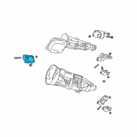 OEM 2001 Dodge Durango INSULATOR-Engine Mount Diagram - 52019962AC