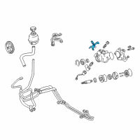 OEM Lexus GS430 Union, Power Steering Suction Port Diagram - 44337-30100