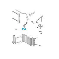 OEM 2019 Toyota Corolla Upper Hose Diagram - 16572-0T040