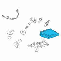 OEM Ford Fusion PCM Diagram - 8H6Z-12A650-GBRM