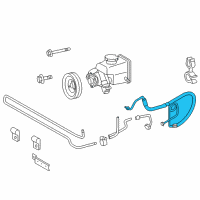 OEM 2006 Dodge Sprinter 3500 Hose-Power Steering Pressure Diagram - 5119564AA