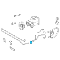 OEM 2005 Chrysler Crossfire Clamp-Brake Hose Diagram - 5096431AA