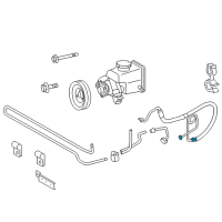 OEM 2006 Dodge Sprinter 3500 Line-Power Steering Return Diagram - 5119563AA