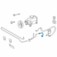 OEM 2006 Dodge Sprinter 3500 Line-Power Steering Return Diagram - 5104093AA