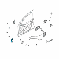 OEM 2002 Kia Optima Hinge Assembly-Door Lower RH Diagram - 7934038000