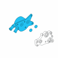 OEM 2015 Toyota Sequoia Oil Cooler Diagram - 33490-34010