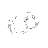 OEM 2012 Cadillac Escalade ESV Switch Asm-Rear Seat Folding Actuator *Jet Black Diagram - 10388598