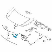 OEM 2016 Ford Transit Connect Safety Catch Diagram - DT1Z-16A770-B