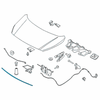 OEM 2019 Ford Transit Connect Front Weatherstrip Diagram - KT1Z-16A238-A