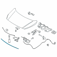 OEM 2021 Ford Transit Connect Front Weatherstrip Diagram - KT1Z-16A238-A