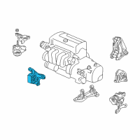 OEM 2005 Acura RSX Stopper, Front Engine Diagram - 50840-S6M-J01