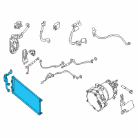 OEM 2016 Nissan Leaf Condenser Assy Diagram - 92110-3NK0B