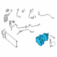 OEM 2017 Nissan Leaf Compressor-Air Conditioner Diagram - 92600-3NF0A