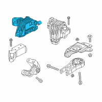 OEM 2019 Jeep Cherokee ISOLATOR-Transmission Mount Diagram - 68270565AB