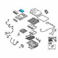 OEM 2016 BMW 330e Drive Motor Battery Pack Control Module Diagram - 61-27-8-686-021