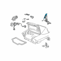 OEM 2004 Buick Century Hinge Asm-Rear Compartment Lid Diagram - 10341158