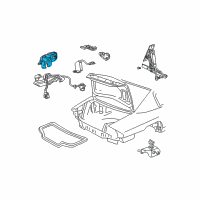 OEM Oldsmobile Cutlass Supreme Lock Assembly Diagram - 20513755