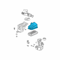 OEM Honda Pilot Cover, Air Cleaner Diagram - 17211-PVJ-A00