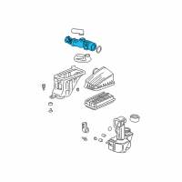 OEM Acura MDX Tube, Air Flow Diagram - 17228-PVJ-305