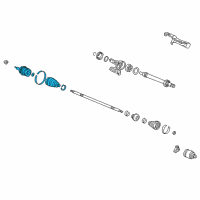 OEM Acura RSX Joint Set, Outboard Diagram - 44014-S7A-953