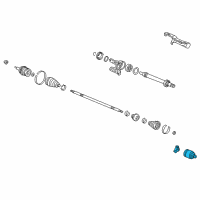 OEM 2003 Honda Civic Joint, Inboard Diagram - 44310-S0A-300