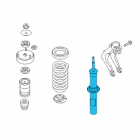 OEM 2010 BMW X6 Suspension Strut Front Diagram - 31-31-6-783-016