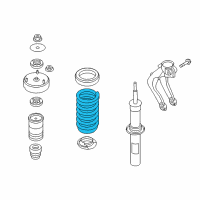 OEM 2009 BMW X6 Front Coil Spring Diagram - 31-33-6-782-992