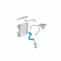 OEM 2009 Jeep Wrangler Hose-Radiator Outlet Diagram - 55057203AC