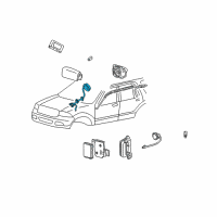 OEM 2003 Lincoln Navigator Clock Spring Diagram - 5L1Z-14A664-A