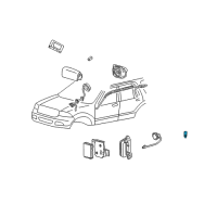 OEM 2005 Lincoln Navigator Side Sensor Diagram - 4L1Z-14B345-AA