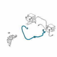 OEM GMC K2500 Cable Asm, Battery Negative Diagram - 12157330