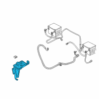 OEM 1999 GMC C2500 Battery Tray Diagram - 15067310