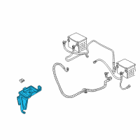 OEM Chevrolet C2500 Battery Tray Diagram - 15067310