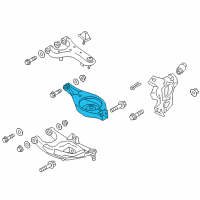 OEM 2020 Infiniti QX80 Rear Lower Suspension Link Complete Diagram - 551B0-5ZA1A