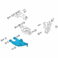 OEM 2014 Infiniti QX80 Rear Suspension Front Lower Link Complete Diagram - 551A0-5ZA1A