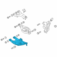 OEM 2018 Infiniti QX80 Rear Suspension Front Lower Link Complete Diagram - 551A0-5ZA1A