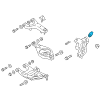 OEM 2015 Infiniti QX80 Bush-Upper Link Diagram - 55157-7S000