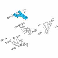 OEM 2017 Infiniti QX80 Rear Right Upper Suspension Arm Assembly Diagram - 55501-5ZA0A