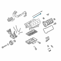 OEM 2011 Ford Mustang Oil Tube Diagram - BR3Z-6754-B