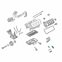 OEM 2012 Ford Mustang Oil Pressure Sending Unit Diagram - CR3Z-9D290-A