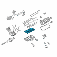 OEM 2014 Ford Mustang Gasket Diagram - BR3Z-6710-A