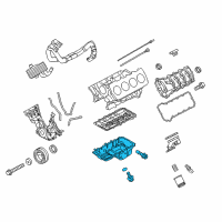 OEM Ford Mustang Oil Pan Diagram - CR3Z-6675-B