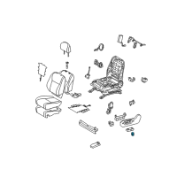 OEM 2013 Toyota Highlander Seat Switch Knob Diagram - 84921-58010-E3